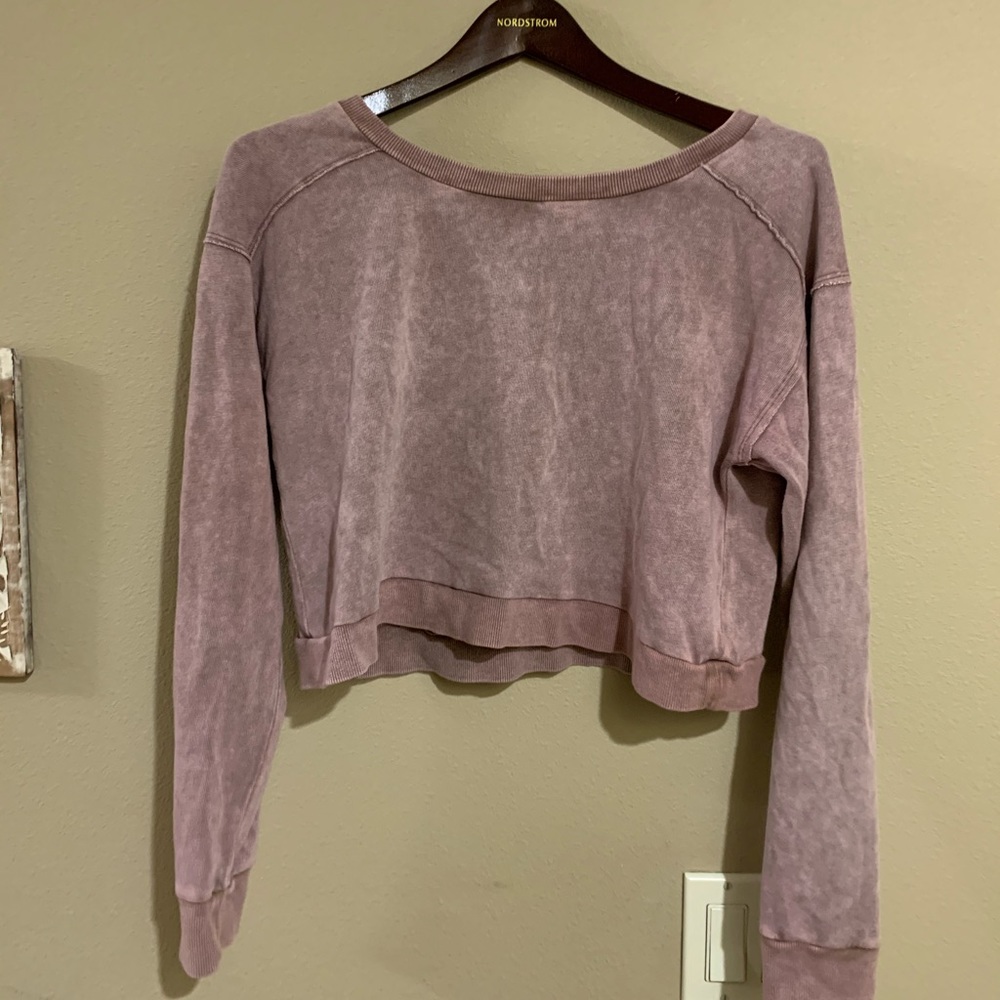 Nordstrom cropped sweatshirt